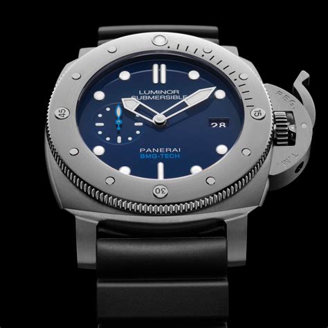 panerai bmg tech for sale|Panerai watch 47mm gold submersible.